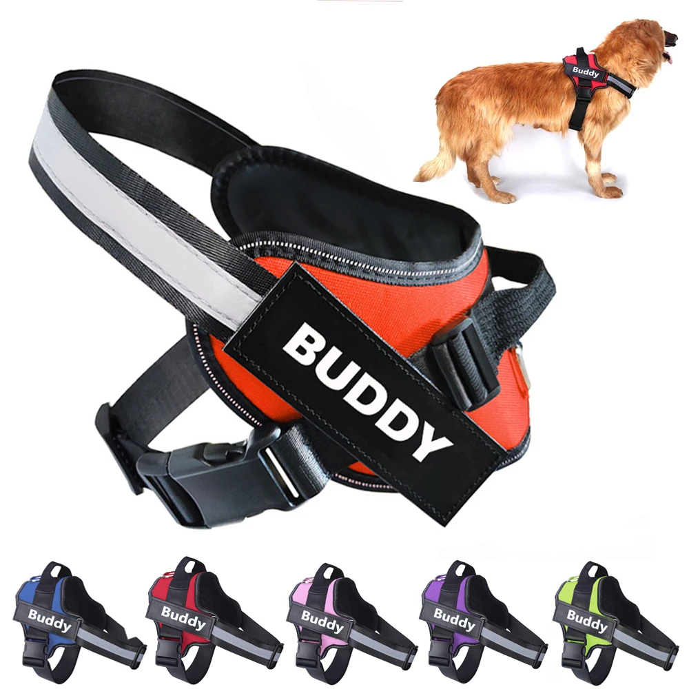 Personalized Dog Harness Breathable Night Reflective Adjustable Pet Harness For Small Large Dogs XS-XXL Harness Vest
Personalized Dog Harness Breathable Night Reflective Adjustable Pet Harness For Small Large Dogs XS-XXL Harness Vest