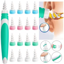Ear Cleaner Ear Wizard Wax Removal Spiral Soft Swab Pick Tool Set Q-Grips+16pcs Earpick Wax Remover Ear Cleaning Sticks
Ear Cleaner Ear Wizard Wax Removal Spiral Soft Swab Pick Tool Set Q-Grips+16pcs Earpick Wax Remover Ear Cleaning Sticks