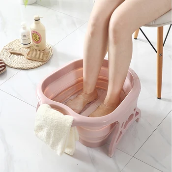 Foldable Footbath Plain Foaming Massage Bucket Plastic Foot Bath Basin Large Heightening Footbath Fording Barrel Reduce Pressure
Foldable Footbath Plain Foaming Massage Bucket Plastic Foot Bath Basin Large Heightening Footbath Fording Barrel Reduce Pressure