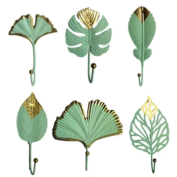 Metal leaf shape hook door wall wardrobe clothes pocket creative mini hook hanging single coat hook decoration gardening style
Metal leaf shape hook door wall wardrobe clothes pocket creative mini hook hanging single coat hook decoration gardening style