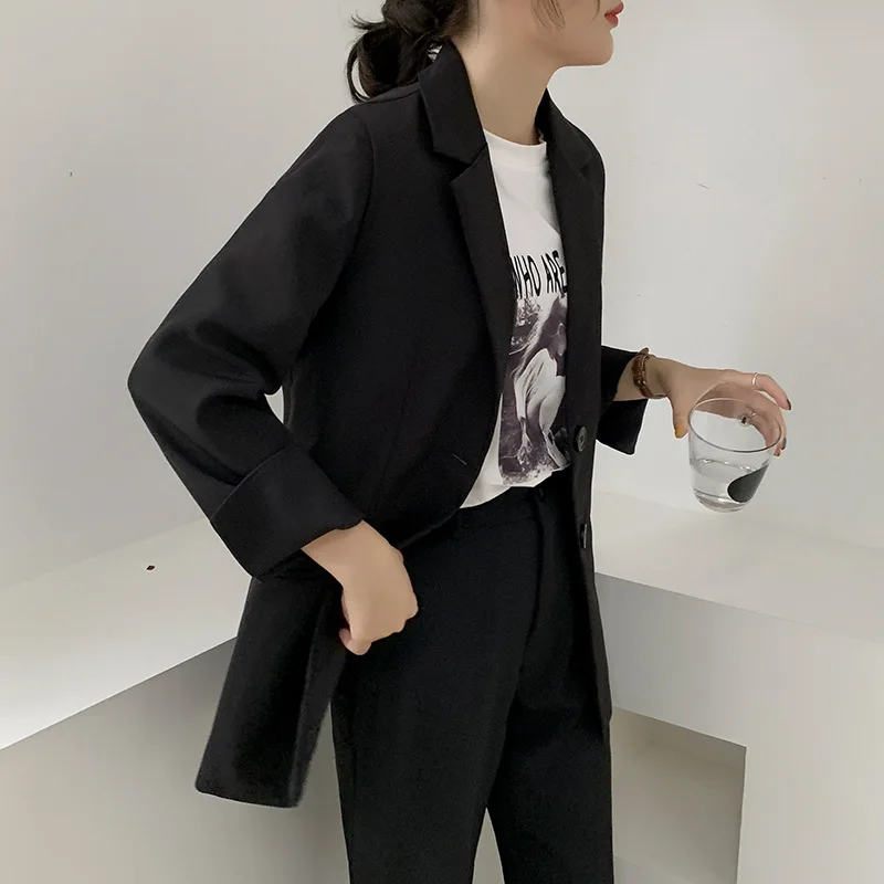 2019 Autumn Clothing Korean-style New Style Slim Fit Casual CHIC Business Tops Black And White with Pattern Suit Coat Women's
2019 Autumn Clothing Korean-style New Style Slim Fit Casual CHIC Business Tops Black And White with Pattern Suit Coat Women's