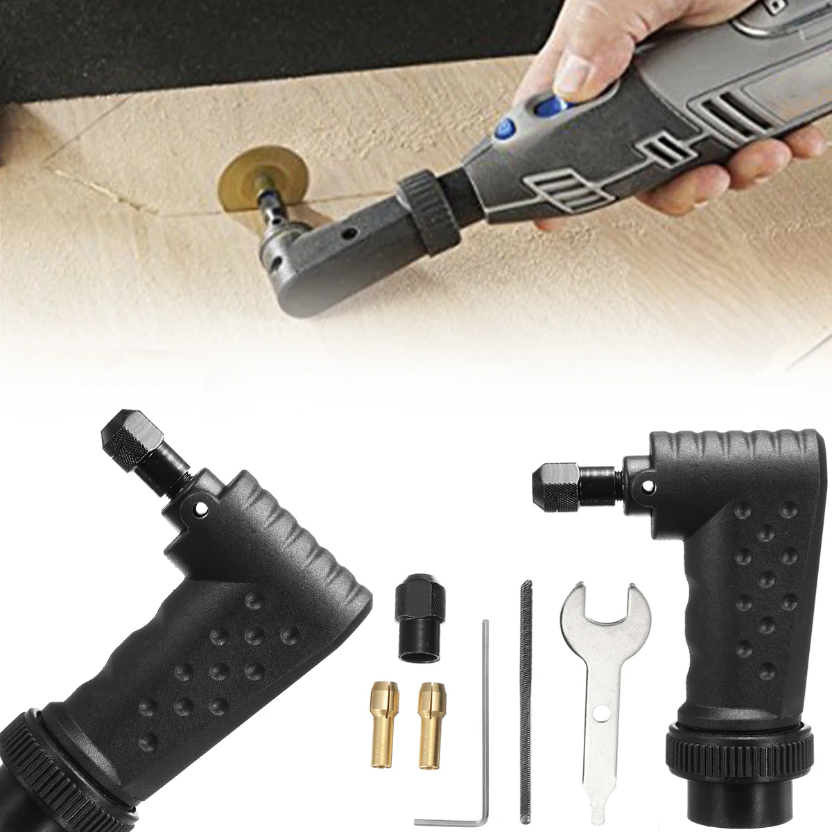 Right Angle Converter Attachment for Dremel Tool Accessories Rotary Tools Fit Original 4000 3000 8200 275 Electric Grinder Kit
Right Angle Converter Attachment for Dremel Tool Accessories Rotary Tools Fit Original 4000 3000 8200 275 Electric Grinder Kit
