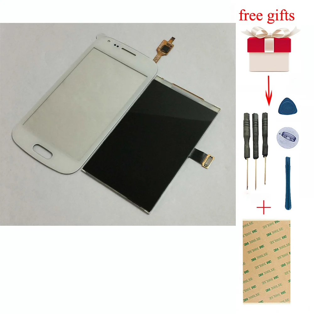 White / Black LCD Display Panel Screen Monitor + Touch Screen Digitizer Glass Sensor for Samsung Galaxy S DUOS S7560 S7562
White / Black LCD Display Panel Screen Monitor + Touch Screen Digitizer Glass Sensor for Samsung Galaxy S DUOS S7560 S7562