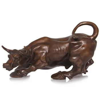 Wall Sales Brass Street Bull Ox Figurine De Charge Stock Marche Bull Statue Feng Shui Sculpture Home Office Decor L3281
Wall Sales Brass Street Bull Ox Figurine De Charge Stock Marche Bull Statue Feng Shui Sculpture Home Office Decor L3281