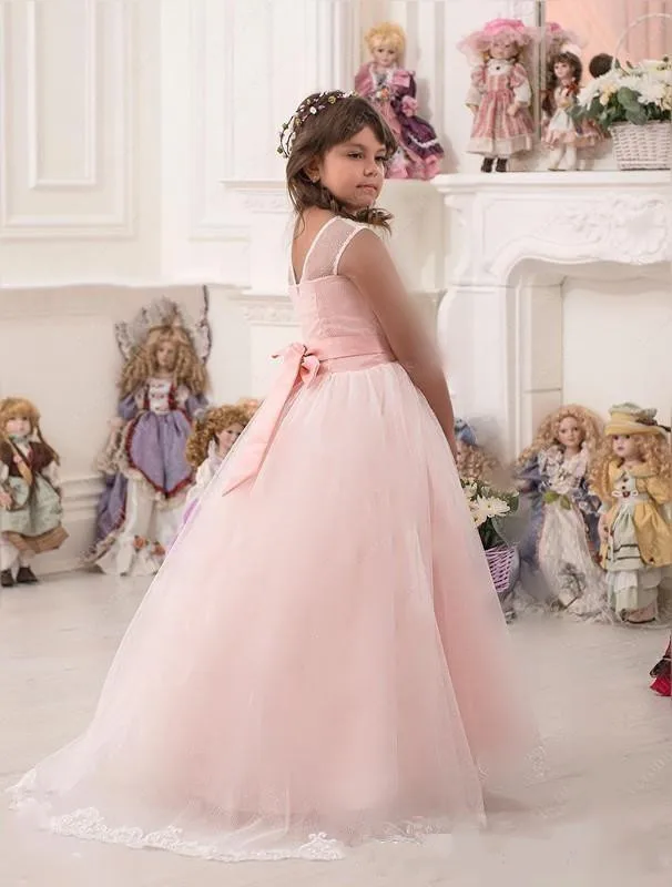 princess-pink-flower-girl-dresses-for-weddings (2)