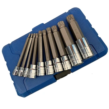 1/4 3/8 1/2 Machine Repair Auto Repair Professional Hand Tools 10PCS Set Of Batch Sleeve M Type Combination Set
1/4 3/8 1/2 Machine Repair Auto Repair Professional Hand Tools 10PCS Set Of Batch Sleeve M Type Combination Set