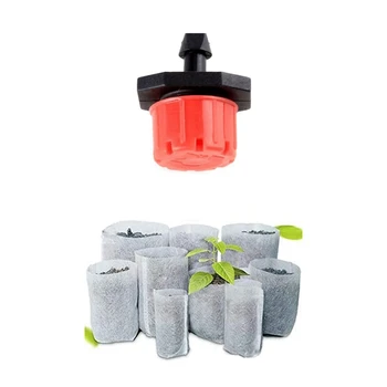 200 Pcs Adjustable Irrigation Sprinkler Drip Irrigation System with 600X Biodegradable Non-Woven Seedling Bag (6 Size)
200 Pcs Adjustable Irrigation Sprinkler Drip Irrigation System with 600X Biodegradable Non-Woven Seedling Bag (6 Size)