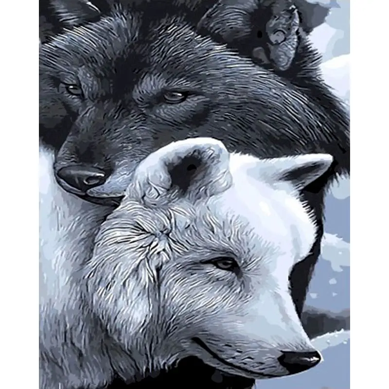 SELILALI Wolf Animal Oil Painting By Numbers Adults Unique Diy Gift HandPainted Framed Drawing On Canvas Home Decor Wall Artwork
SELILALI Wolf Animal Oil Painting By Numbers Adults Unique Diy Gift HandPainted Framed Drawing On Canvas Home Decor Wall Artwork