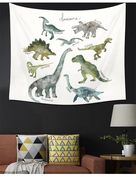 Nordic Style Dinosaur Hang Cloth Wall Decor Cloth Kids Room Decoration for Home Background Simple Tapestry Wall Hanging
Nordic Style Dinosaur Hang Cloth Wall Decor Cloth Kids Room Decoration for Home Background Simple Tapestry Wall Hanging