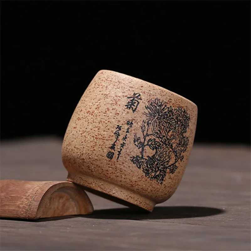 Yixing Purple Clay Office Teacups Natural Raw Ore Mud Handmade Retro Tea Cups Chinese Drinkware Heat Resistant Small Tea Bowl
Yixing Purple Clay Office Teacups Natural Raw Ore Mud Handmade Retro Tea Cups Chinese Drinkware Heat Resistant Small Tea Bowl