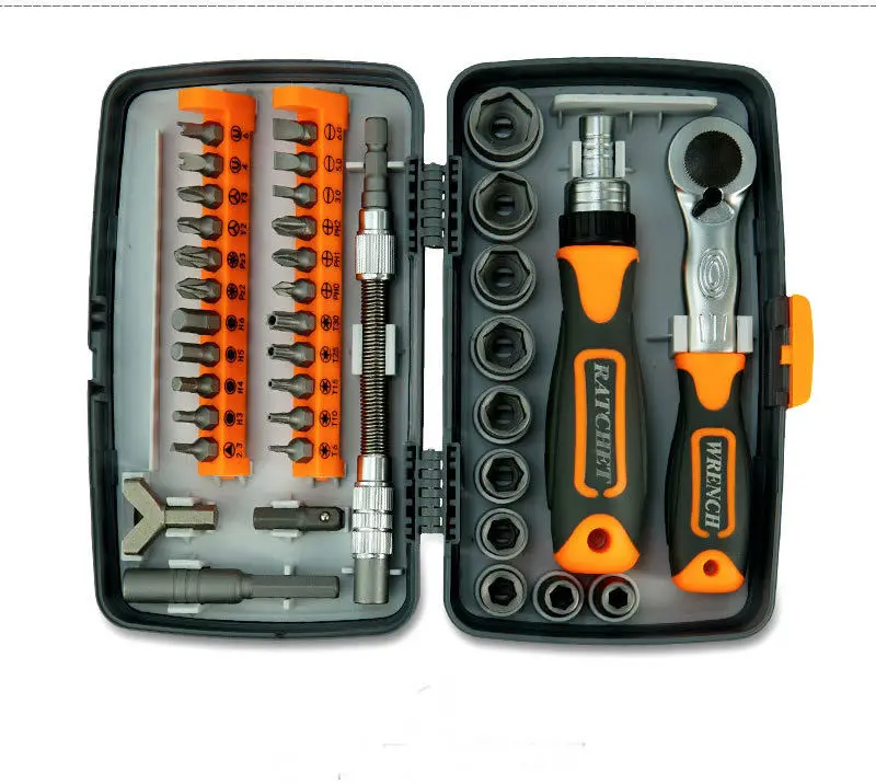 38-In-1 Labor-Saving Ratchet Multi Tools Screwdriver Set Household Combination Screwdriver Toolbox Hardware Hand Tools Sets
38-In-1 Labor-Saving Ratchet Multi Tools Screwdriver Set Household Combination Screwdriver Toolbox Hardware Hand Tools Sets