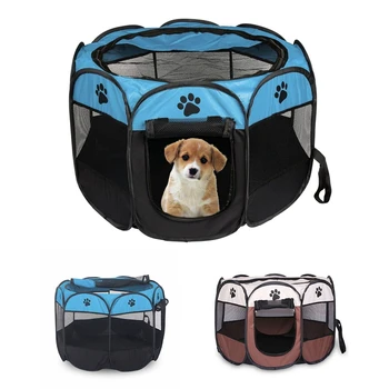 Portable Folding Pet tent Dog House Cage Dog Cat Tent Playpen Puppy Kennel Easy Operation Octagon Fence
Portable Folding Pet tent Dog House Cage Dog Cat Tent Playpen Puppy Kennel Easy Operation Octagon Fence