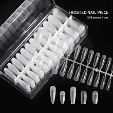 504pcs/Sets Full Dull Polish False Nail for Design Long Tip Transparent With Manicure Dual Forms Finger Extension Nail Art Tool
504pcs/Sets Full Dull Polish False Nail for Design Long Tip Transparent With Manicure Dual Forms Finger Extension Nail Art Tool