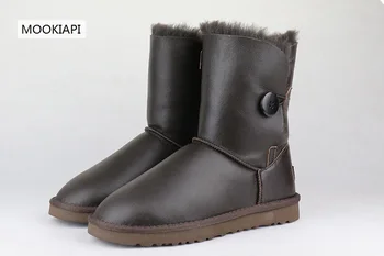 The latest high-quality women's snow boots in Europe in 2019, real sheepskin, natural wool, women's boots in the middle tube
The latest high-quality women's snow boots in Europe in 2019, real sheepskin, natural wool, women's boots in the middle tube