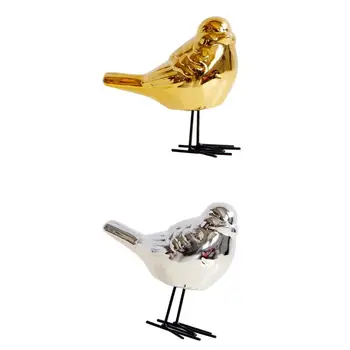 2Pcs Ceramic Bird Shape Figurines Craft Desktop Statue Home Decoration 
2Pcs Ceramic Bird Shape Figurines Craft Desktop Statue Home Decoration