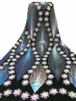 New Gold Hot Sequins velvet French net lace,high quality Nigerian African tulle mesh lace fabric for party dress 5yards/lot
New Gold Hot Sequins velvet French net lace,high quality Nigerian African tulle mesh lace fabric for party dress 5yards/lot