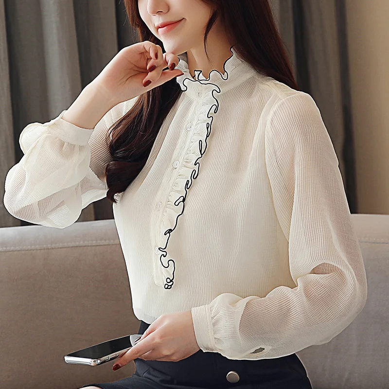 Spring Immortal Retro Palace Style Elegant Comes with Xian Qi Double Layer Shirt Women's Base Shirt Flounced Tops WOMEN'S Dress
Spring Immortal Retro Palace Style Elegant Comes with Xian Qi Double Layer Shirt Women's Base Shirt Flounced Tops WOMEN'S Dress