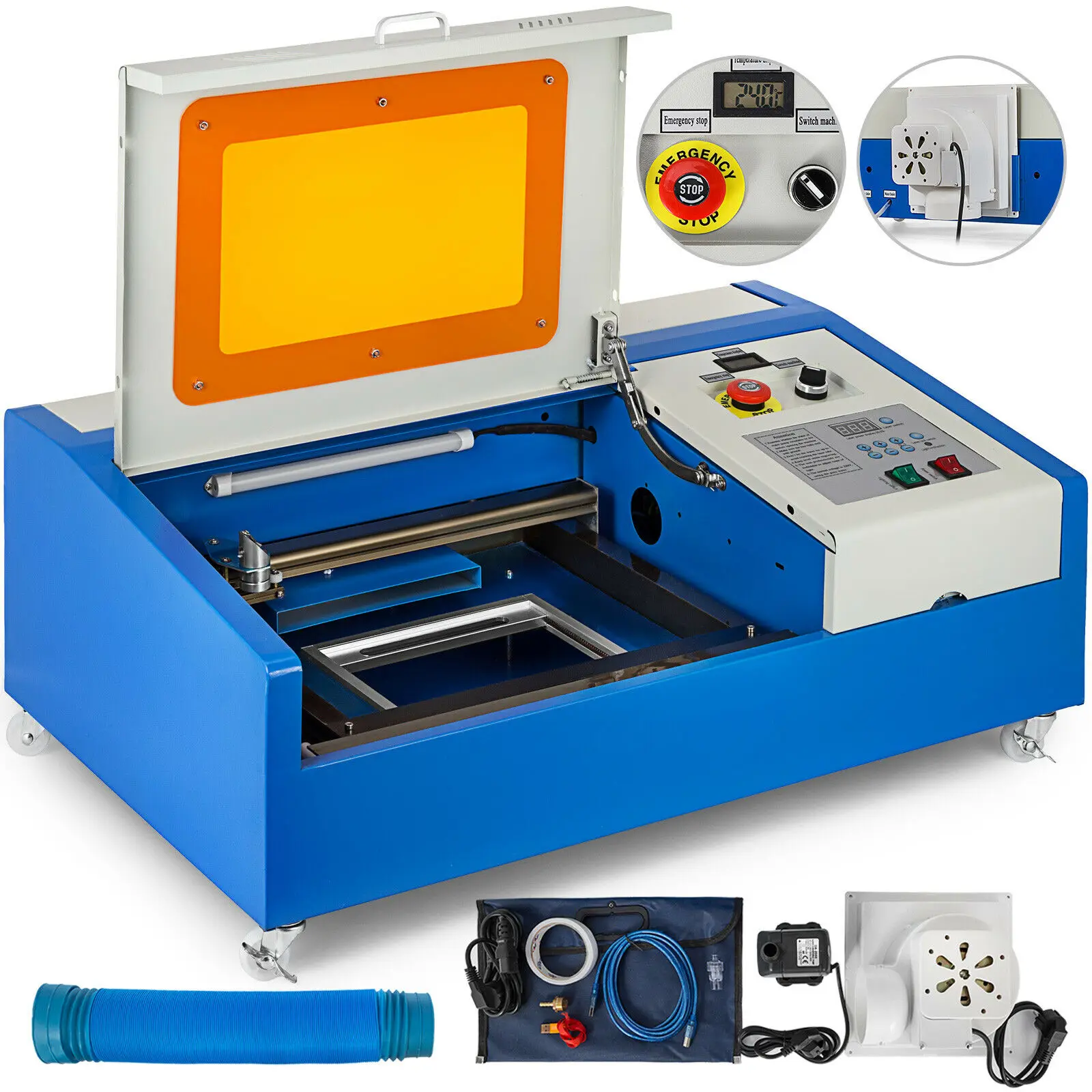 40W Laser Engraver Machine Electric Powerful Dremel CO2 Cutting Machine Engraving Precise Cutter USB Port To Computer
40W Laser Engraver Machine Electric Powerful Dremel CO2 Cutting Machine Engraving Precise Cutter USB Port To Computer