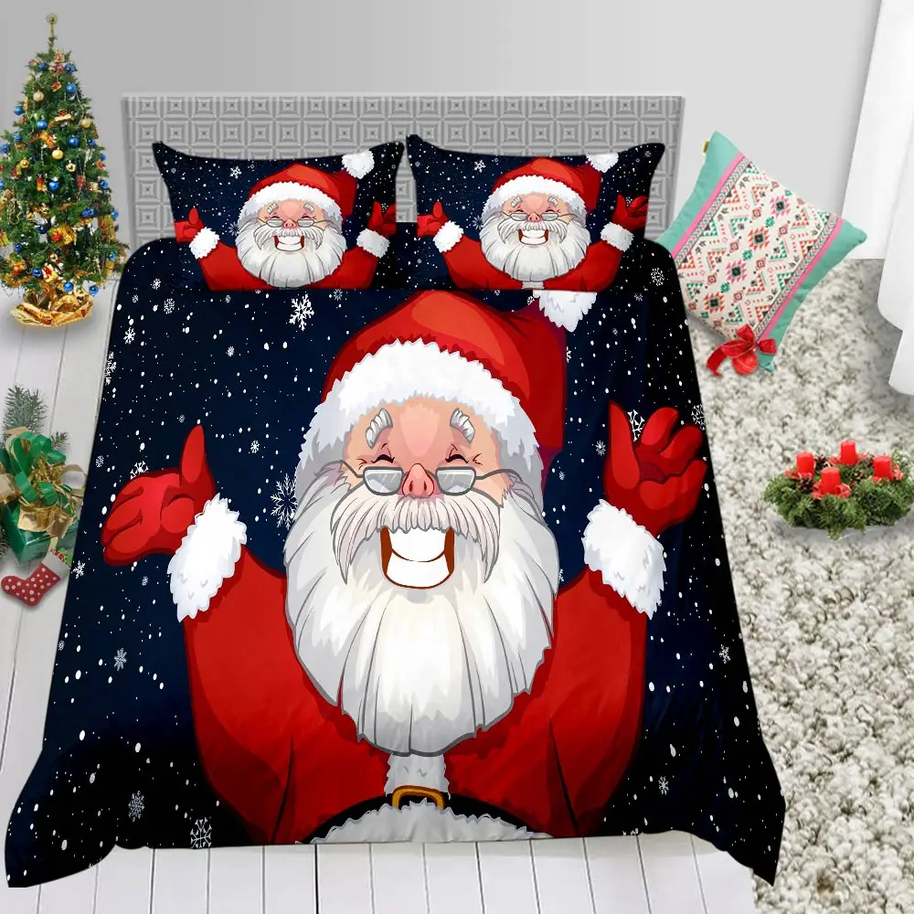 3D Cartoon Bedding Set Christmas Gift for Kids Single Double King Size Bedspreads 2/3pcs for Home Textile of Bedding Supplies
3D Cartoon Bedding Set Christmas Gift for Kids Single Double King Size Bedspreads 2/3pcs for Home Textile of Bedding Supplies