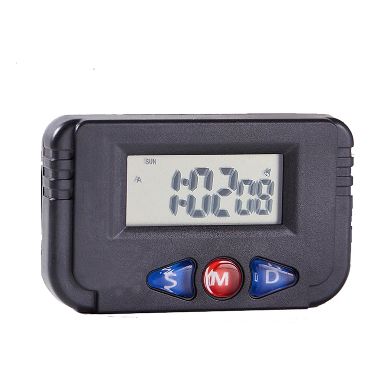 Compact Portable Travel Alarm Clock with Week Date Battery Operated Small Digital Electronic NA813A NA613D | Дом и сад