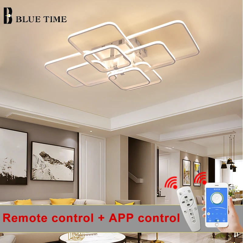 Square Ring Modern Led Chandelier Indoor Lighting For Living room Bedroom Dining room Black White APP Control Metal Lamp Fixture
Square Ring Modern Led Chandelier Indoor Lighting For Living room Bedroom Dining room Black White APP Control Metal Lamp Fixture