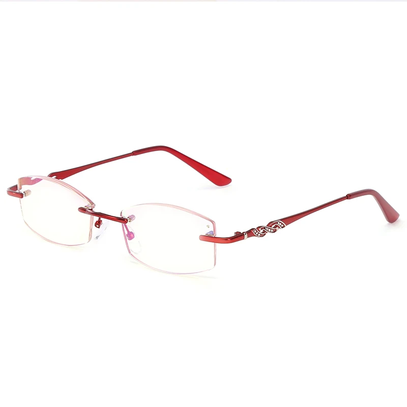 Rimless Glasses Frame Women Titanium Alloy Ultralight Eyeglasses Prescription Frameless Eyewear Optical Frame 
Rimless Glasses Frame Women Titanium Alloy Ultralight Eyeglasses Prescription Frameless Eyewear Optical Frame