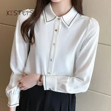 White Chiffon Blouses Shirts Women Long Sleeve Suit Office Lady Blousas Femme Elegant OL Tops 2021 Womens Tops And Blouses
White Chiffon Blouses Shirts Women Long Sleeve Suit Office Lady Blousas Femme Elegant OL Tops 2021 Womens Tops And Blouses