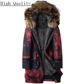 Winter Jacket Men Real Fur Parka Homme Rex Rabbit Fur Liner Long Coat Raccoon Fur Collar Plus Size Parkas 85852 KJ1553
Winter Jacket Men Real Fur Parka Homme Rex Rabbit Fur Liner Long Coat Raccoon Fur Collar Plus Size Parkas 85852 KJ1553