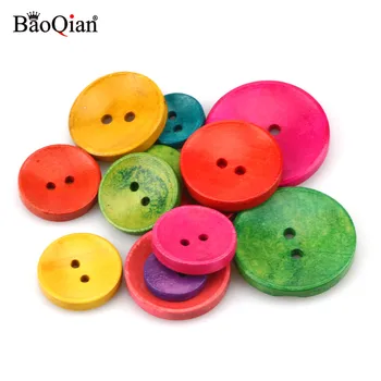 10-50PCS Multi Sizes Round Buttons Mixed 2-Holes Wooden Buttons For Crafts Clothing Scrapbooking DIY Sewing Accessories
10-50PCS Multi Sizes Round Buttons Mixed 2-Holes Wooden Buttons For Crafts Clothing Scrapbooking DIY Sewing Accessories
