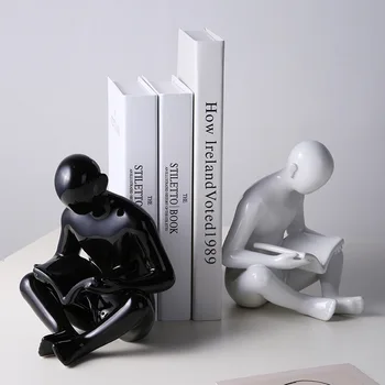 Nordic Creative Character Bookend Book Leaning Simple Entrance TV Cabinet Decoration Model Room Desk Decorations
Nordic Creative Character Bookend Book Leaning Simple Entrance TV Cabinet Decoration Model Room Desk Decorations