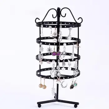3/4 Layer Durable Iron Rotating Round Earrings Jewelry Display Rack Stand Display Holder Exquisite Home Decoration Save Space
3/4 Layer Durable Iron Rotating Round Earrings Jewelry Display Rack Stand Display Holder Exquisite Home Decoration Save Space