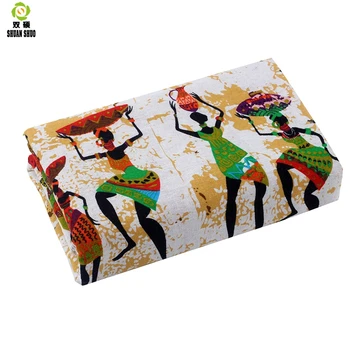 Shuanshuo African ethnic customs Cotton Linen fabric DIY Handmade Textile Sewing Patchwork For Bags Dress Clothes 150*50CM
Shuanshuo African ethnic customs Cotton Linen fabric DIY Handmade Textile Sewing Patchwork For Bags Dress Clothes 150*50CM
