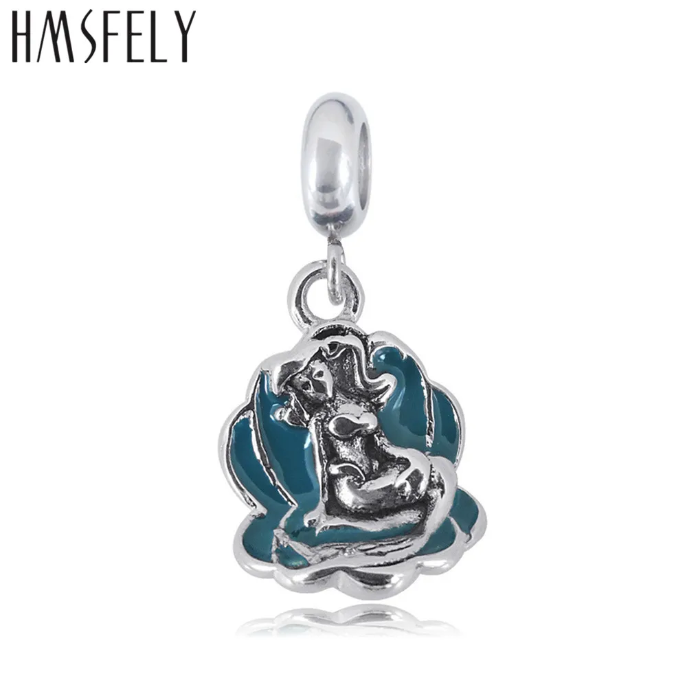 

HMSFELY 316L Stainless Steel Mermaid Charm Pendant For DIY Bracelets Necklace Jewelry Making Accessory Bracelet Dangles Findings