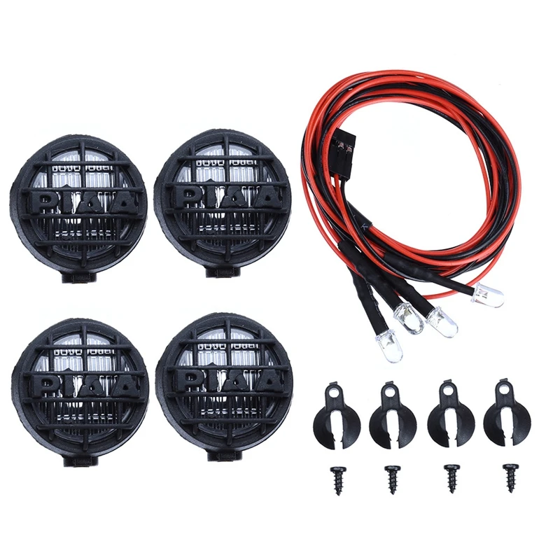 4 Led White Light with Lampshade for 1/10 Traxxas Hsp Rc Crawler Accessory Rc Car Parts
4 Led White Light with Lampshade for 1/10 Traxxas Hsp Rc Crawler Accessory Rc Car Parts
