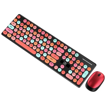 2.4G Wireless Mute Keyboard Mouse Combo Rechargeable Cute Round Non Slip Portable Stylish Computer Desktop PC Home For Laptop
2.4G Wireless Mute Keyboard Mouse Combo Rechargeable Cute Round Non Slip Portable Stylish Computer Desktop PC Home For Laptop