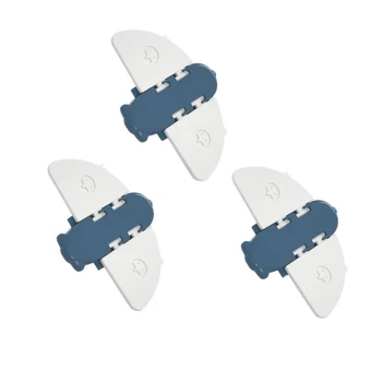 12 Pcs Sliding Door Lock for Child Safety Baby Proof Sliding Window Lock with Strong Adhesive Tape for Patio
