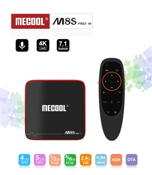 

MECOOL M8S PRO W Amlogic S905W Quad Core 2GB Ram 16GB Rom Android 7.1 H.264 4K 1080P 2.4G Wifi BT4.0 Smart Tv Set Top Box 2020