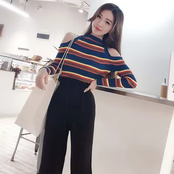 Sexy Women 19 Sweater Winter off-shoulder Sweater Female Knitted Women Sweater Pullover Female Tricot Jersey Jumper Pull Femmes
Sexy Women 19 Sweater Winter off-shoulder Sweater Female Knitted Women Sweater Pullover Female Tricot Jersey Jumper Pull Femmes