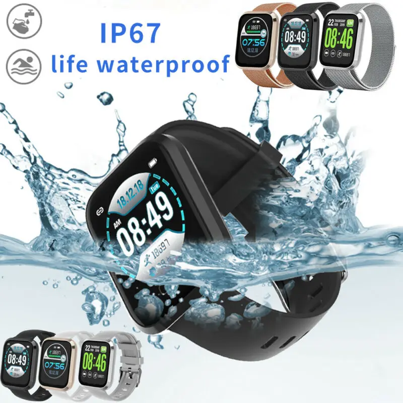 P30 Sweatproof Bluetooth Smart Watch Fitness Trackers Heart Rate Sleep Monitor Watch Smartwatch Sport Wristbands Smart Bracelet
P30 Sweatproof Bluetooth Smart Watch Fitness Trackers Heart Rate Sleep Monitor Watch Smartwatch Sport Wristbands Smart Bracelet