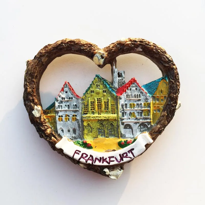 QIQIPP Creative travel commemorative gift in Frankfurt, Germany Three-dimensional hand-painted crafts Magnetic stickers
QIQIPP Creative travel commemorative gift in Frankfurt, Germany Three-dimensional hand-painted crafts Magnetic stickers