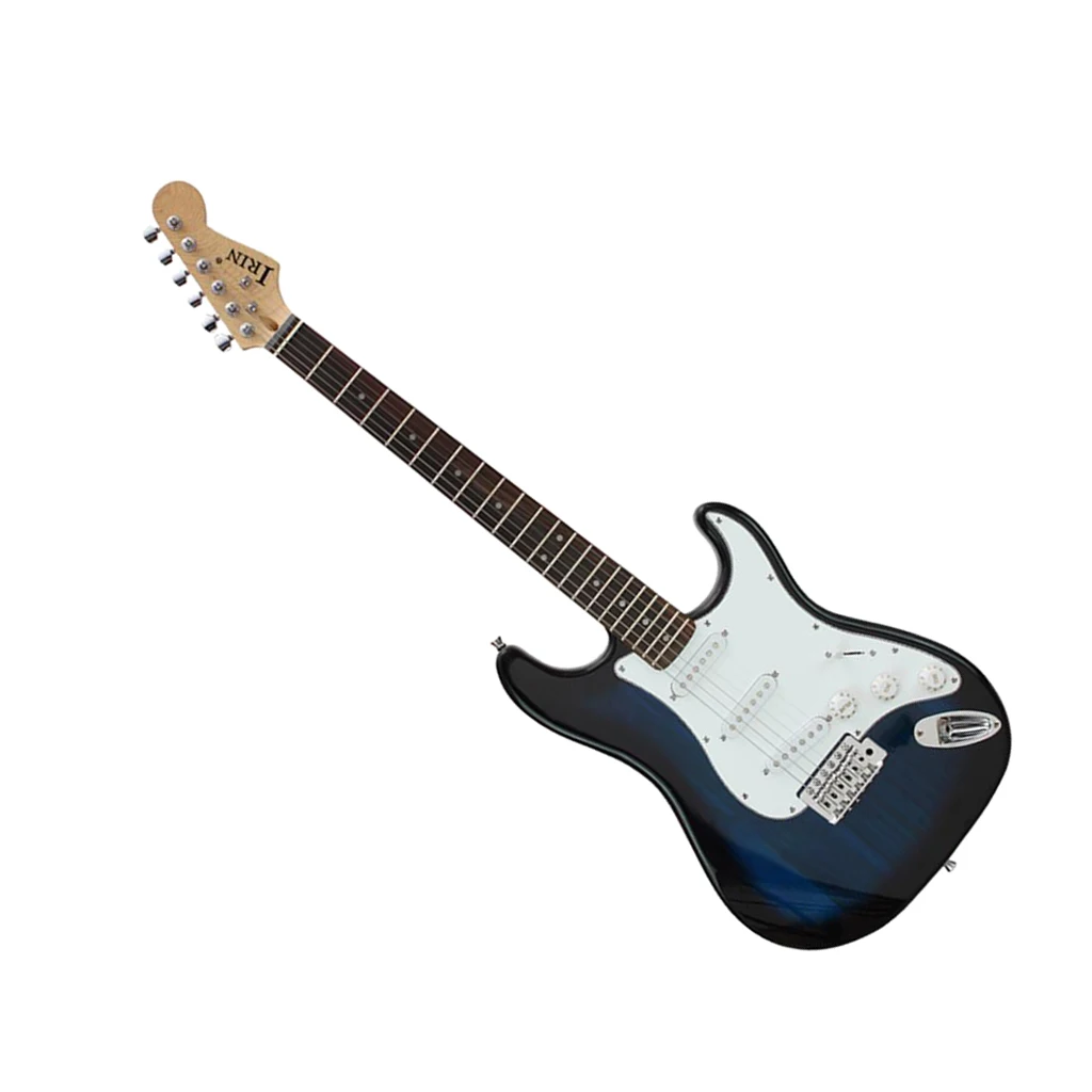 Solid Wood Electric Guitar with Bag Pick Strap String for Beginners Students Solid Wood Electric Guitar with Bag Pick Strap String for Beginners Students