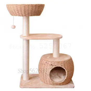 Cat Climbing Frame Cat House Cat Tree Cat Climbing Self-made Diy Sisal Cat Scratch Board Cat House Climbing Cat
Cat Climbing Frame Cat House Cat Tree Cat Climbing Self-made Diy Sisal Cat Scratch Board Cat House Climbing Cat