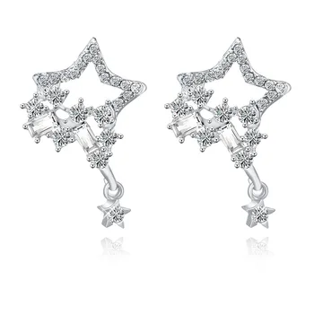 Fashion Star Earrings Female Personality Simple Temperament Pentagonal Stars Hollow Short Pendant Earrings
Fashion Star Earrings Female Personality Simple Temperament Pentagonal Stars Hollow Short Pendant Earrings