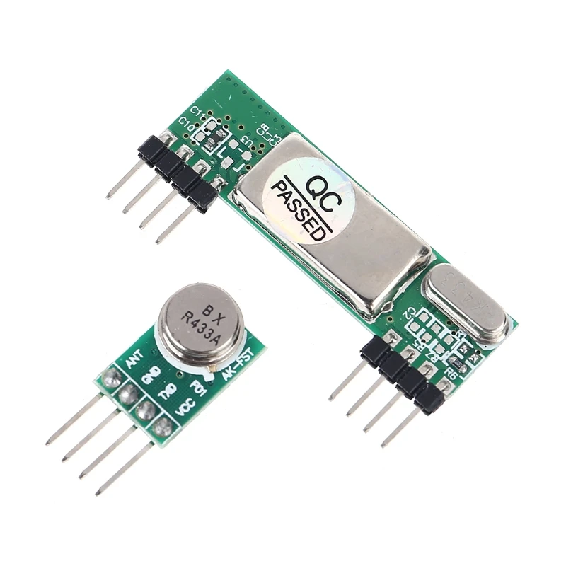 1 Pc RXB6 433Mhz Superheterodyne Wireless Receiver Module + AK-FST small transmitting superheterodyne module
1 Pc RXB6 433Mhz Superheterodyne Wireless Receiver Module + AK-FST small transmitting superheterodyne module