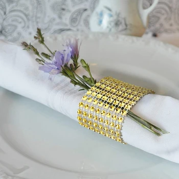 Rhinestone Napkin Ring Napkin Net Decoration Wedding Party Birthday Products Suitable for Placement, Wedding Reception, Dinner o
Rhinestone Napkin Ring Napkin Net Decoration Wedding Party Birthday Products Suitable for Placement, Wedding Reception, Dinner o