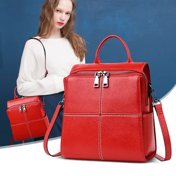 2019 New Cowhide Double Shoulder Bag Female Korean Edition Head Layer Cowhide Single Shoulder Fashion
2019 New Cowhide Double Shoulder Bag Female Korean Edition Head Layer Cowhide Single Shoulder Fashion