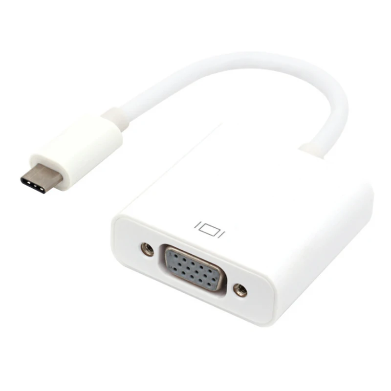 Type C to Female VGA Adapter Cable USBC USB 3.1 to VGA Adapter for Macbook 12 inch Chromebook Pixel Lumia 950XL Hot Sales
Type C to Female VGA Adapter Cable USBC USB 3.1 to VGA Adapter for Macbook 12 inch Chromebook Pixel Lumia 950XL Hot Sales