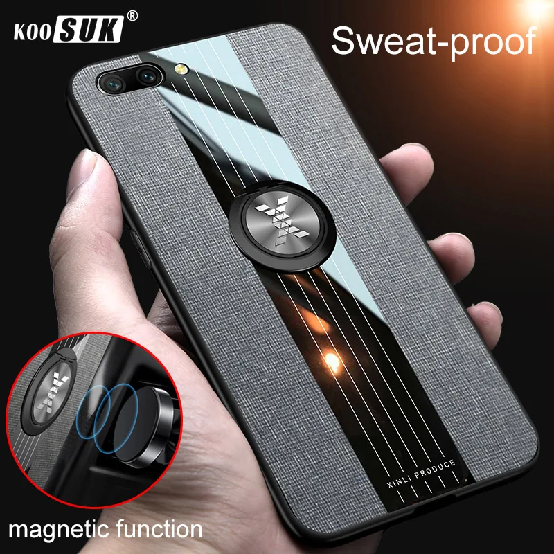 Koousk Case For Huawei Honor 10 Lite Honor10 Back Cover Finger Ring Holder Cloth Fabric Hard Shockproof Phone Caseing
Koousk Case For Huawei Honor 10 Lite Honor10 Back Cover Finger Ring Holder Cloth Fabric Hard Shockproof Phone Caseing