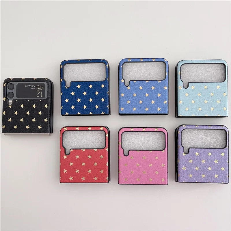 Fashion Gypsophila Cute Small Stars Leather Folding Protective Phone Case Cover For Samsung Galaxy Z Flip 5G 4G 3 Flip3 F7110
Fashion Gypsophila Cute Small Stars Leather Folding Protective Phone Case Cover For Samsung Galaxy Z Flip 5G 4G 3 Flip3 F7110