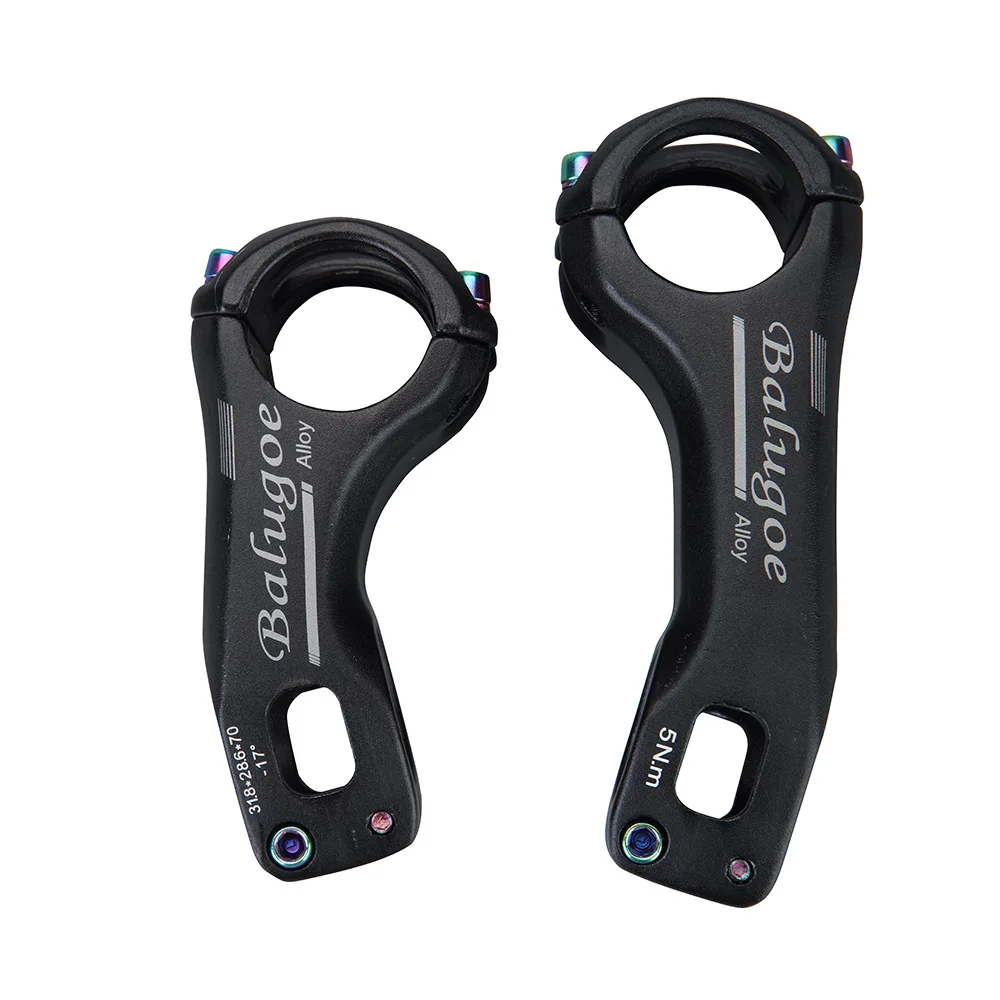 BALUGOE CNC Aluminum Alloy Road MTB Road Bike Riser Mountain Bike Stem 31.8mm 17 Degree 70MM/90MM Bicycle Handlebar Stem Parts
BALUGOE CNC Aluminum Alloy Road MTB Road Bike Riser Mountain Bike Stem 31.8mm 17 Degree 70MM/90MM Bicycle Handlebar Stem Parts